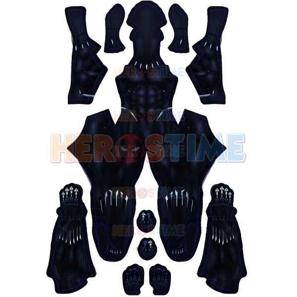 Black Panther 2018 Film Version Dyesub Cosplay Costume